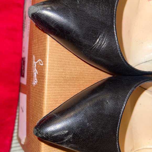 Christian Louboutin Pigalle Follies 100mm Black Leather - Picture 9 of 16